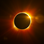 Picture of solar eclipse